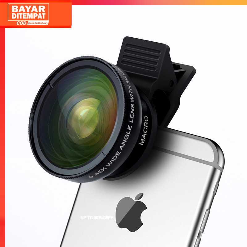 Jual (100% ORI) Lensa Super Wide Angle Lens + Macro Smartphone | Shopee ...