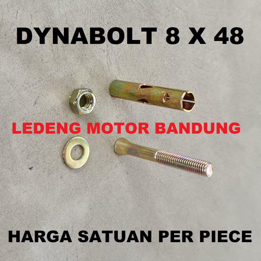 Jual Dynabolt 8x48 Dinabol Mur Baut Ramset Tembok Beton M8 48mm ...