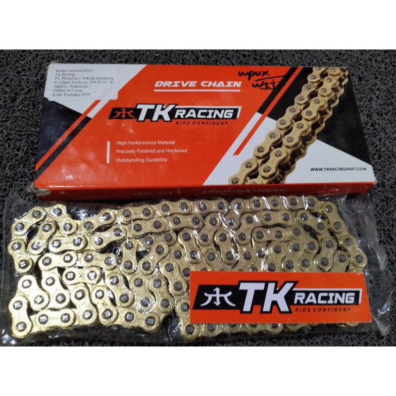 Jual RANTAI TK RACING 428HS-130L GOLD | Shopee Indonesia