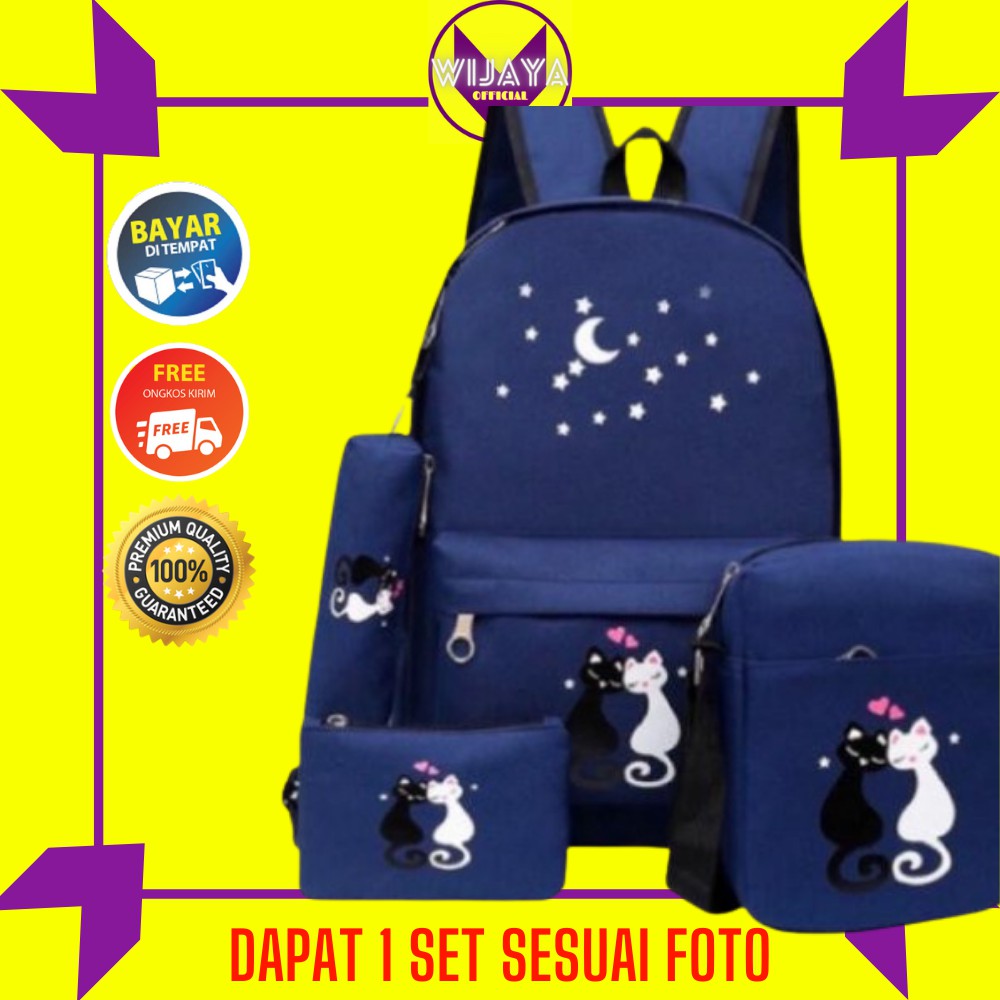 Jual Tas Ransel Backpak Rangsel Rensel Sekolah Wanita Cewek Stylish ...