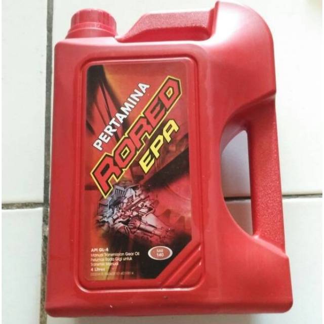 Jual Oli Pertamina Rored EPA SAE 140 4LITER ( Oli Gardan / Perseneleng ...