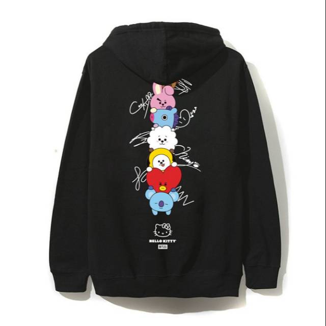 Jual HOODIE BT21 SIGNATURE ALL MEMBER BTS X BT21 MANG TATA VAN SHOOKY AND FRIENDS SWEATER BT21 Shopee Indonesia