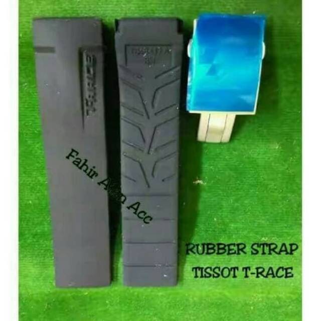 STRAP TALI JAM TISSOT T RACE TRACE RUBBER STRAP TALIJAM TISSOT T RACE MOTO GP HITAM