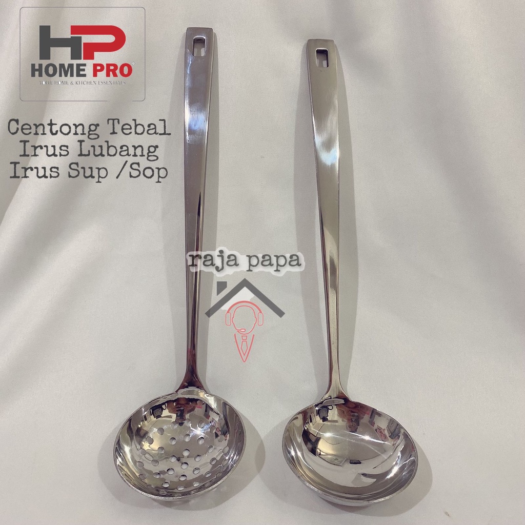 Jual Rapa Home Pro Centong Sup Lubang Irus Sop Sendok Sup Stainless