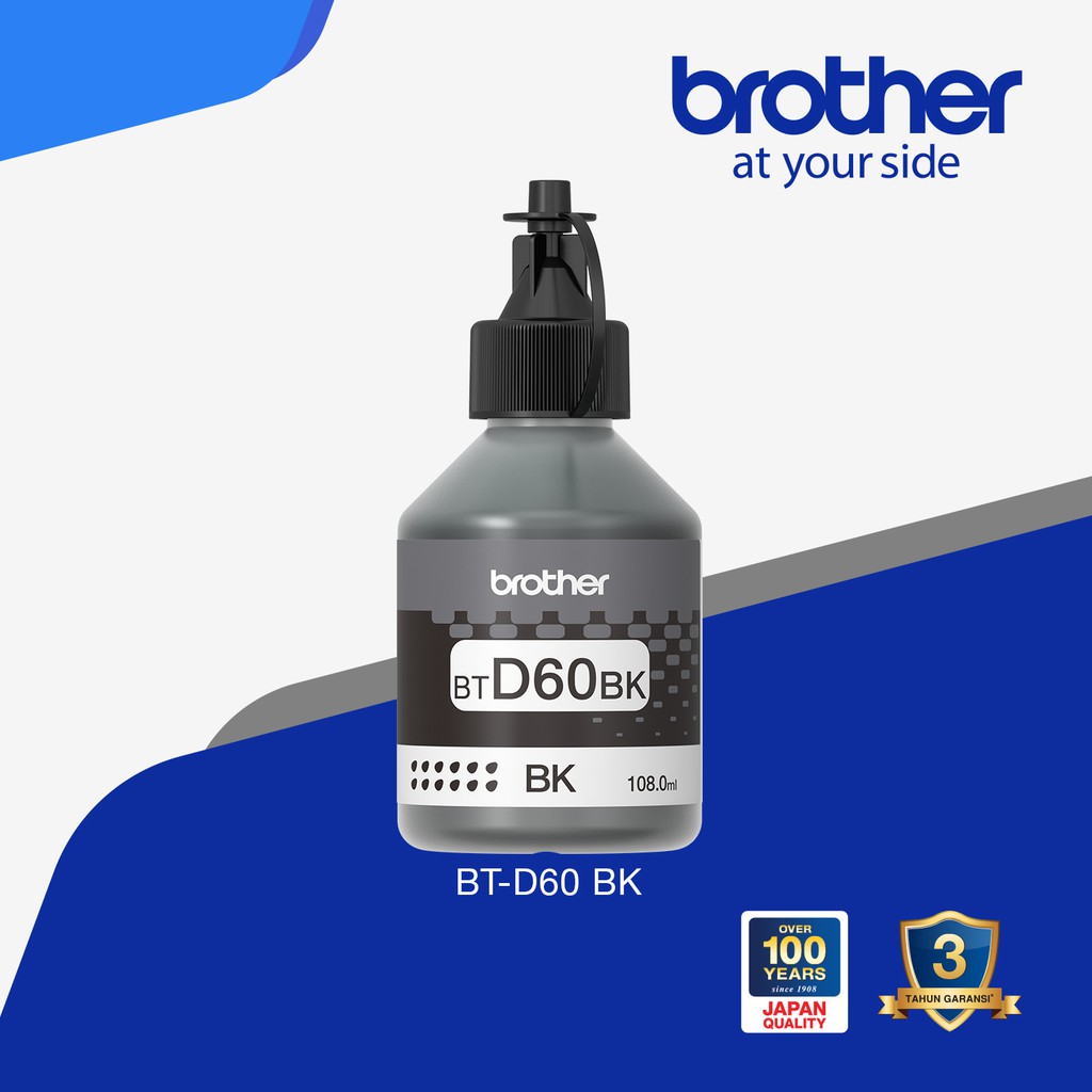 Tinta Brother BT D60BK - Original Tinta Brother T310, T510W, T710 DLL