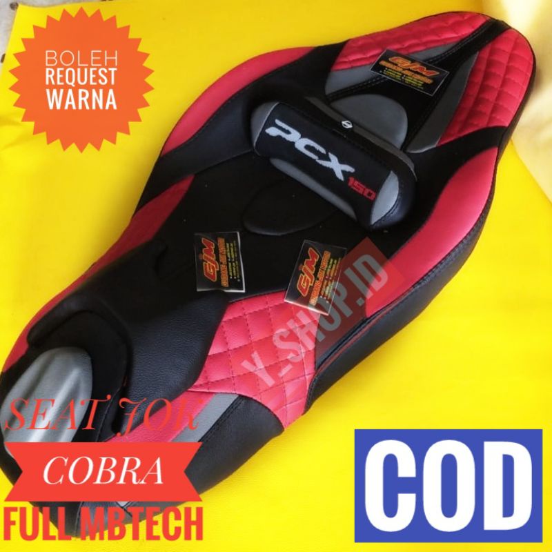 Jual Jok Modifikasi Motor Pcx 150 All New Pcx 160 Kulit MBtech Original