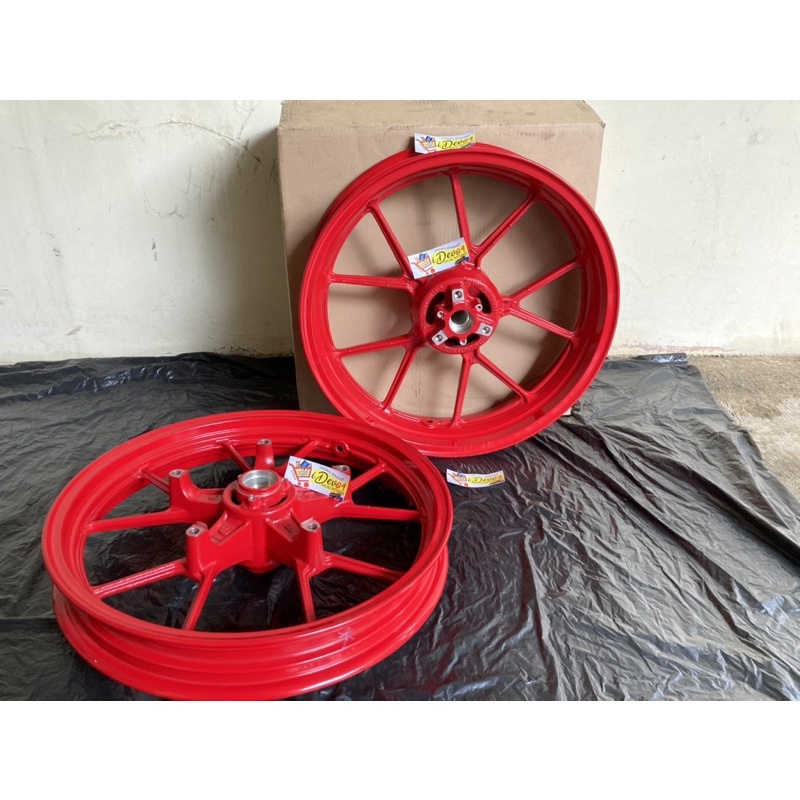 Jual Velg Velg Suzuki GSX R S 150 Merah Depan Belakang Original SGP ...