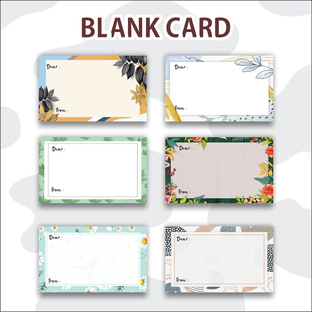 Jual kartu ucapan blank card kartu ucapan | Shopee Indonesia