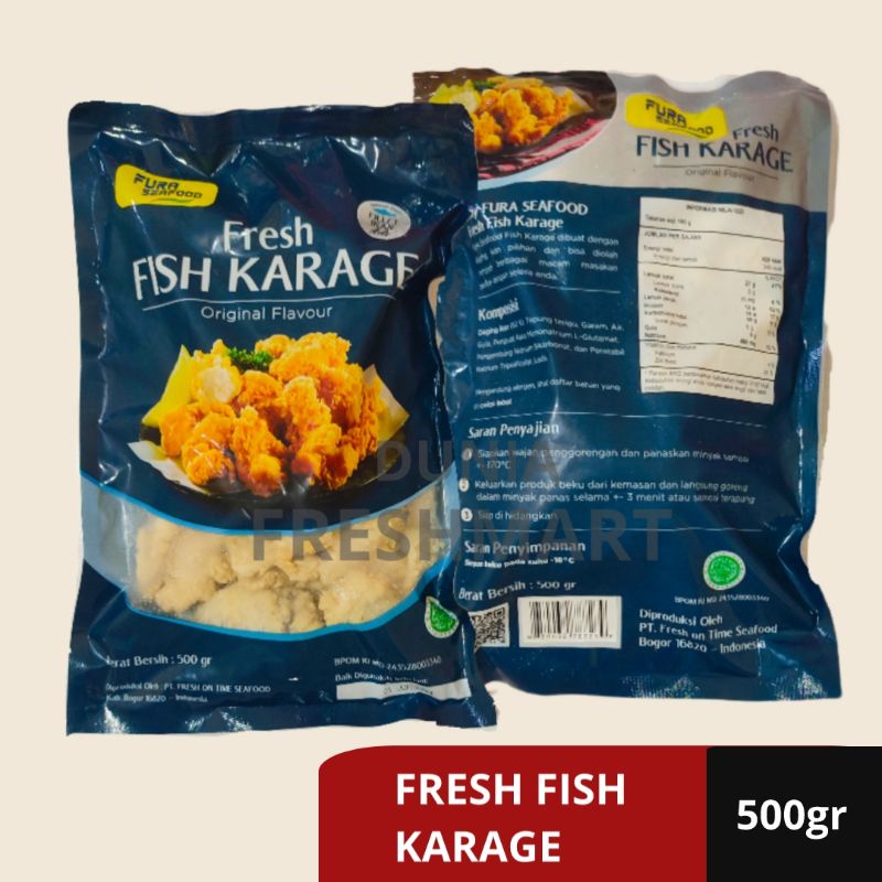 Jual FURA FISH KARAGE 500GR KAARAGE IKAN DAGING IKAN OLAHAN BEKU ...