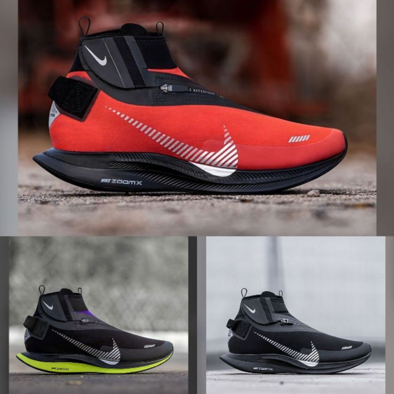 Jual NIKE ZOOM PEGASUS TURBO SHIELD WP BLACK RED Shopee Indonesia