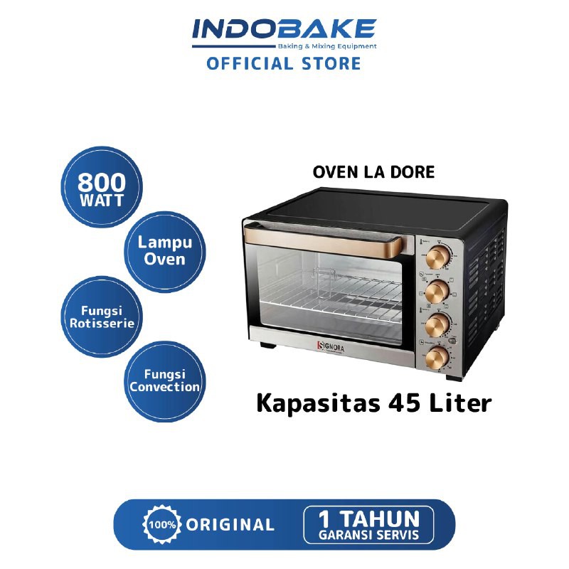 Jual Indobake - Signora Oven Tipe La Dore 45 Liter | Shopee Indonesia