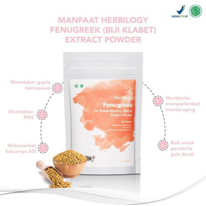 Jual A89u Herbilogy Fenugreek Biji Klabet Extract Powder 100g Asi