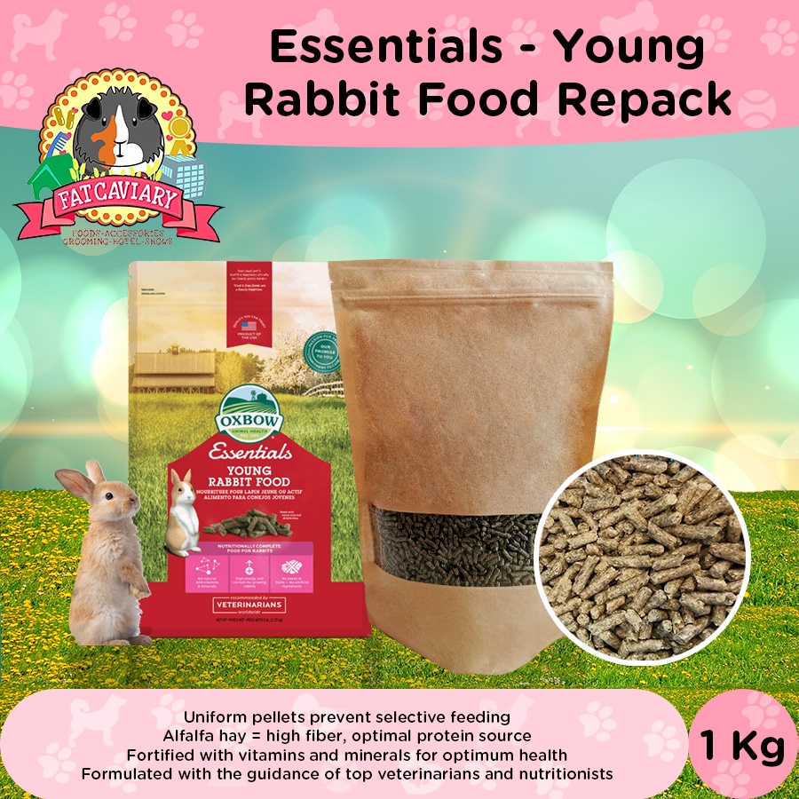 Jual OXBOW YOUNG REPACK RABBIT 1KG | Shopee Indonesia