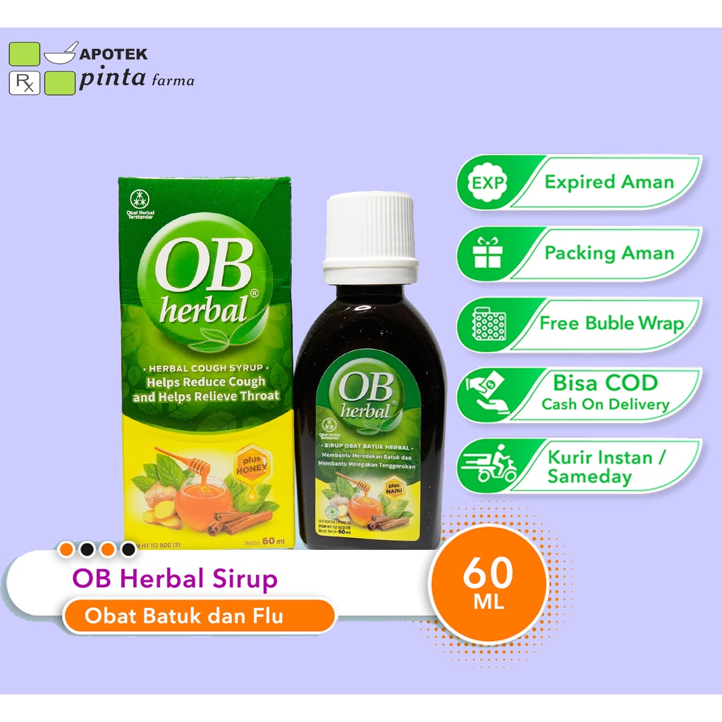 Jual OB HERBAL SIRUP 60 ML | Shopee Indonesia