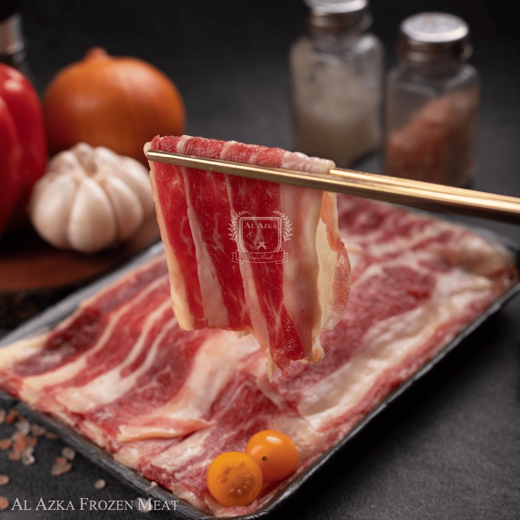 Jual AUS Slice Beef / Daging Sapi Lapis / Brisket Yakiniku Sukiyaki 500