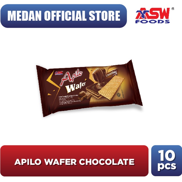 Jual Apilo Block Wafer Chocolate 70 Gram ( 10 Pcs ) | Shopee Indonesia