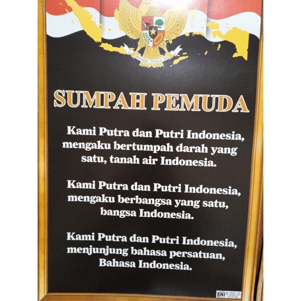 Jual Poster Alat Peraga Belajar Pancasila Sumpah Pemuda Proklamasi Uud Shopee Indonesia 1263