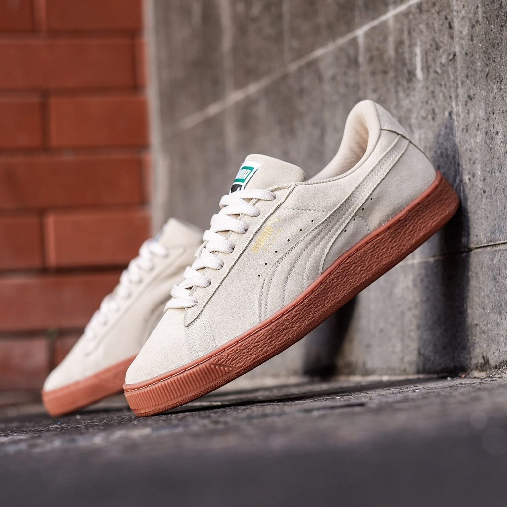 Puma suede sale classic cream