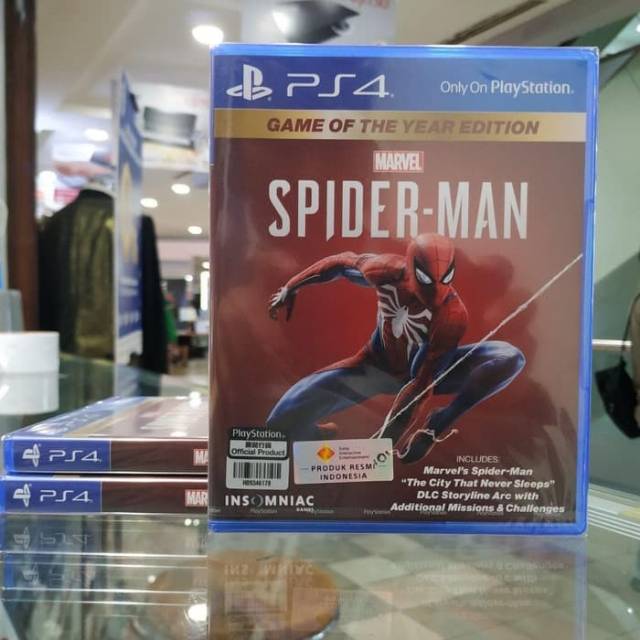 Marvel Spiderman GoTY (with TheCityThatNeverSleeps DLC) PS4