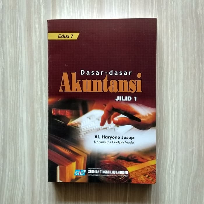 Jual Buku Dasar Dasar Akuntansi Jilid 1 Edisi 7 Oleh Al Haryono