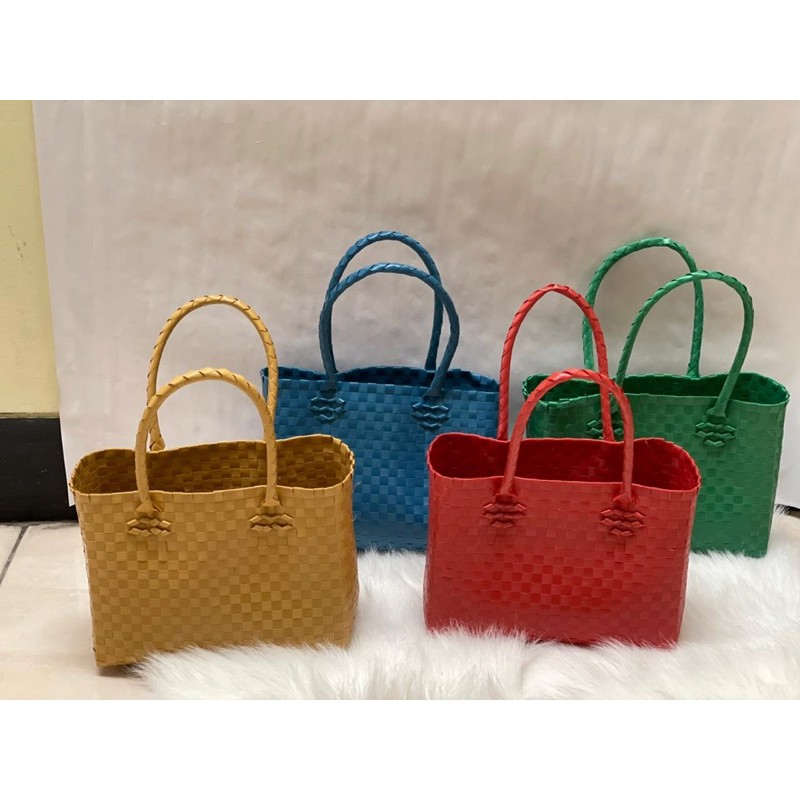 Jual Tas Anyaman Wanita AGNIA Ukuran S 4 Colors / Tas Anyaman Wanita ...