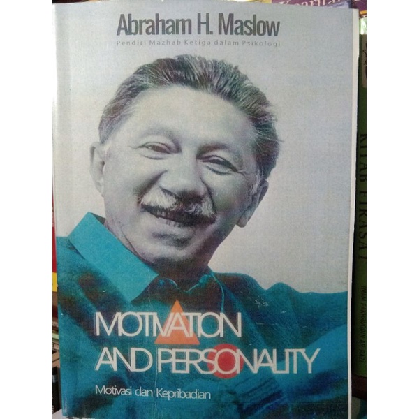 Jual MOTIVATION AND PERSONALITY : Motivasi Dan Kepribadian: Abraham H ...