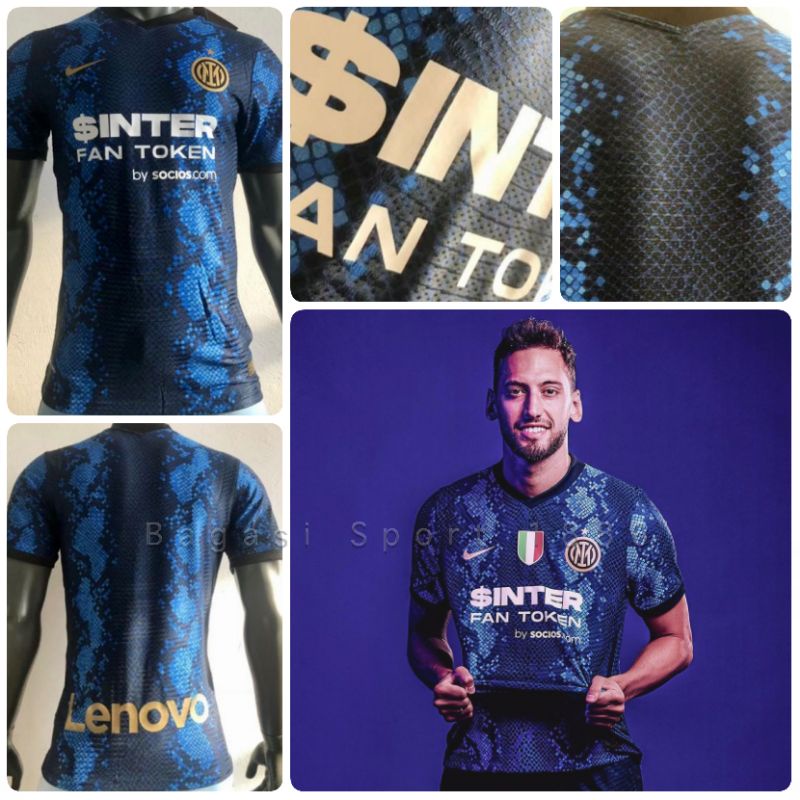 Jual Jersey Baju Bola Inter Si Ular Beneamata Vaporknit Player Issue PI ...