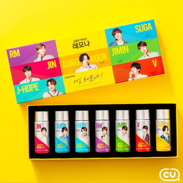 Jual LEMONA BTS CU LIMITED EDITION VITAMIN C DRINK ALL MEMBER SET