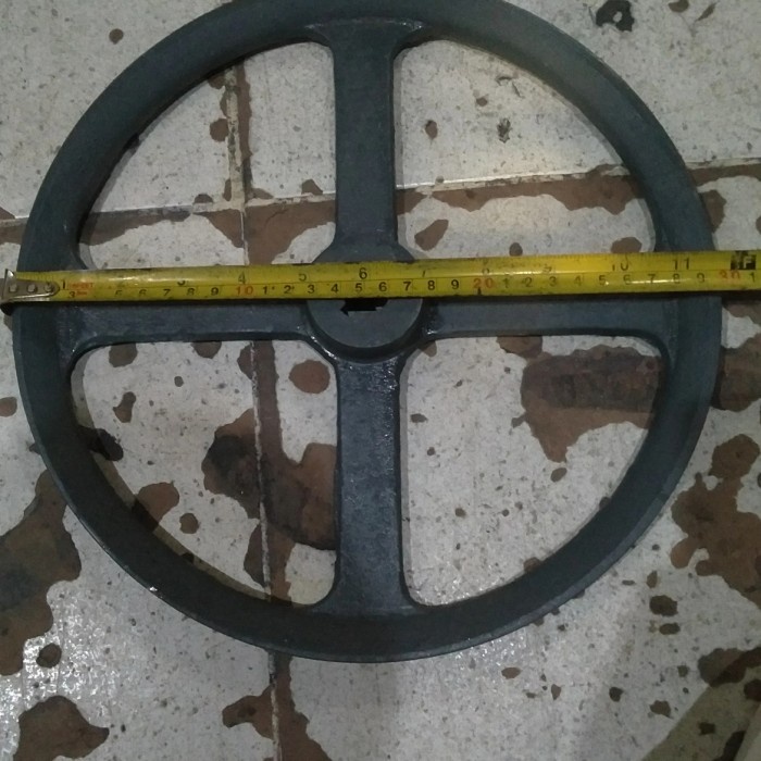 Jual puli besi cor jalur A1 12in/30cm as 19mm/20mm/25mm murah ...