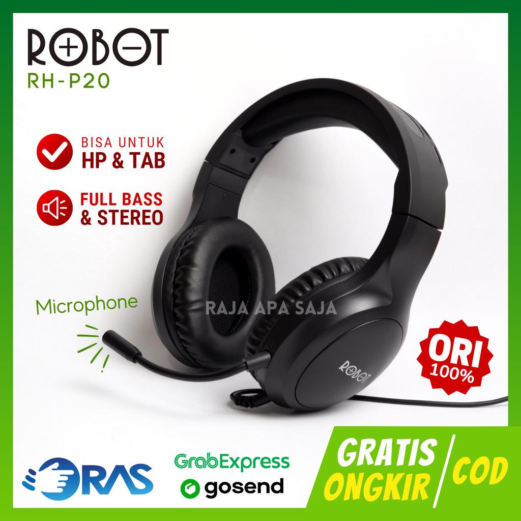 Jual Headphone Gaming Robot Full Bass Stereo Untuk HP Laptop PC