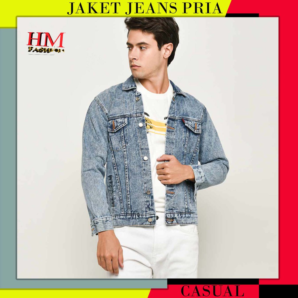 Jaket hotsell denim branded