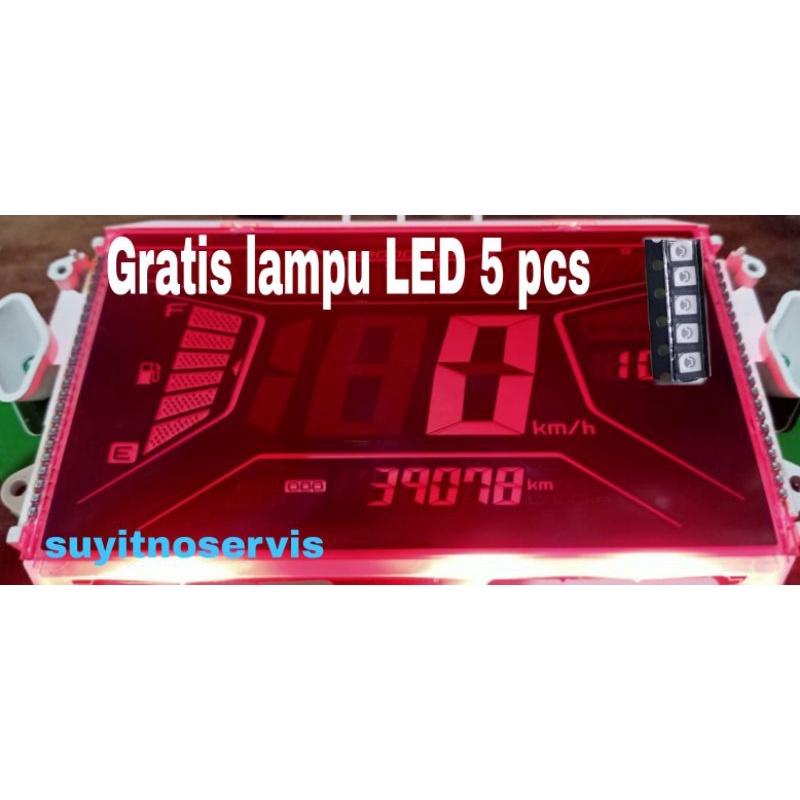 Jual Lcd Aerox 155 Lexi Speedometer Yamaha Shopee Indonesia