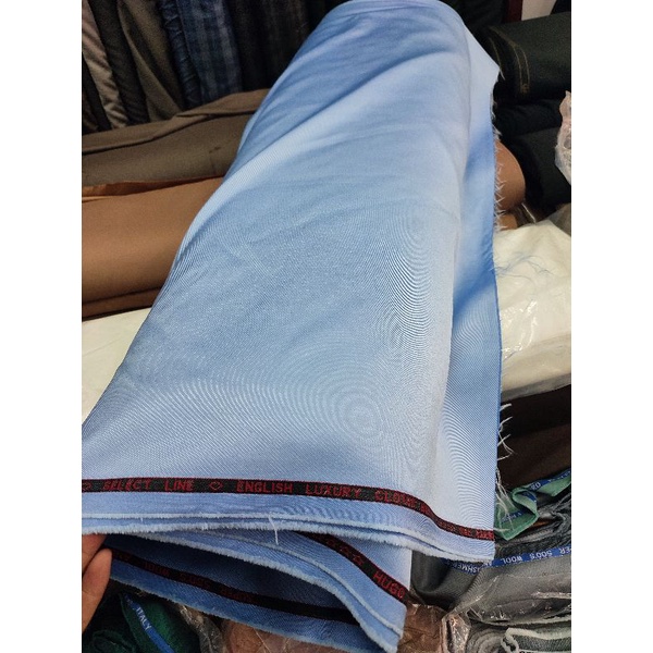 Jual Bahan Jas Warna Blue Es | Shopee Indonesia