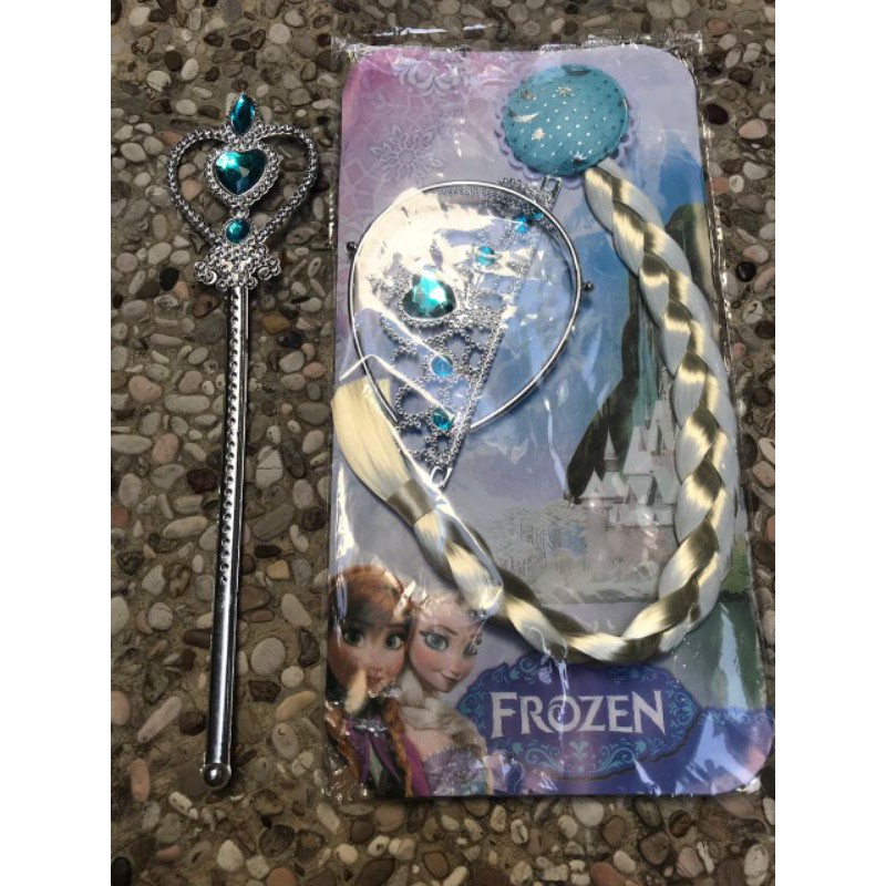 Jual RAMBUT/MAHKOTA/TONGKAT FROZEN BANDUNG /READY GAMBAR PERTAMA/ TIDAK ...