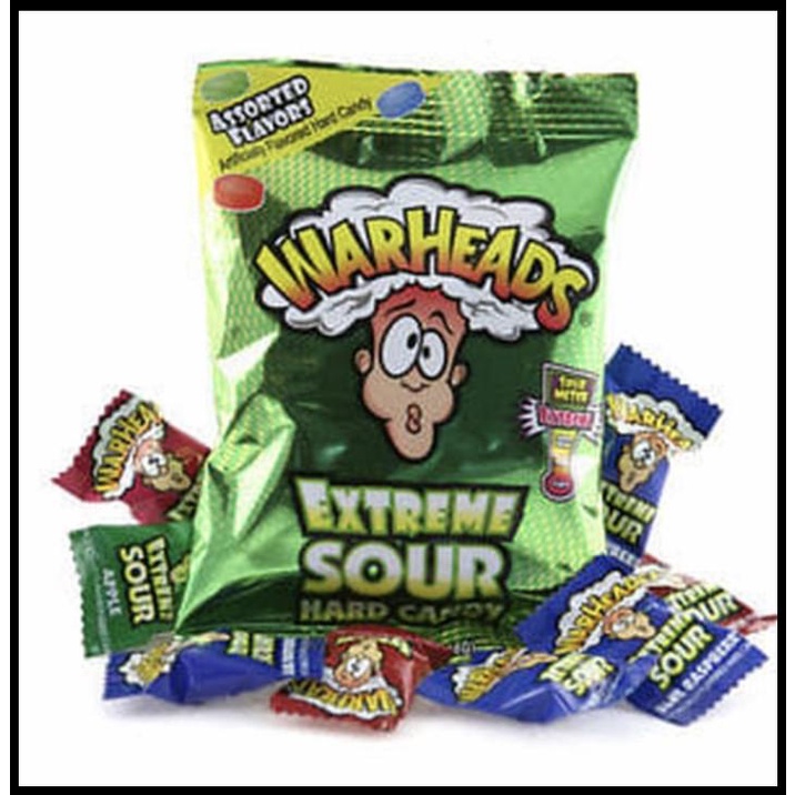 Jual WARHEADS EXTREME SOUR HARD CANDY - MADE IN USA | Shopee Indonesia