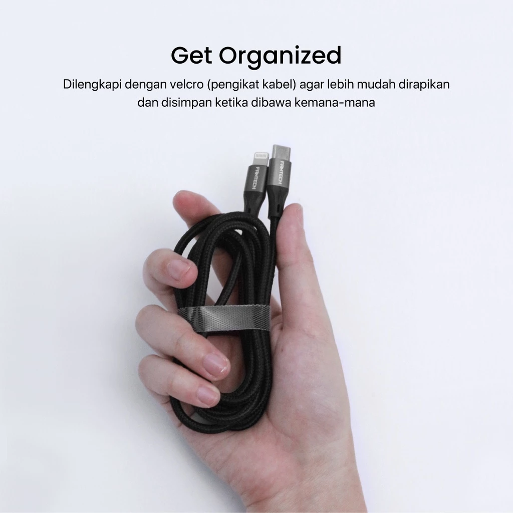 FANTECH Kabel Data Type C Iphone 150CM Quick Charge 3.0A - KDL105