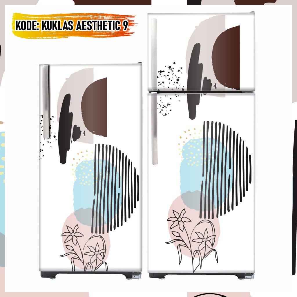Jual STIKER Kulkas 1 Pintu dan STICKER Kulkas 2 Pintu Motif Terbaru ...