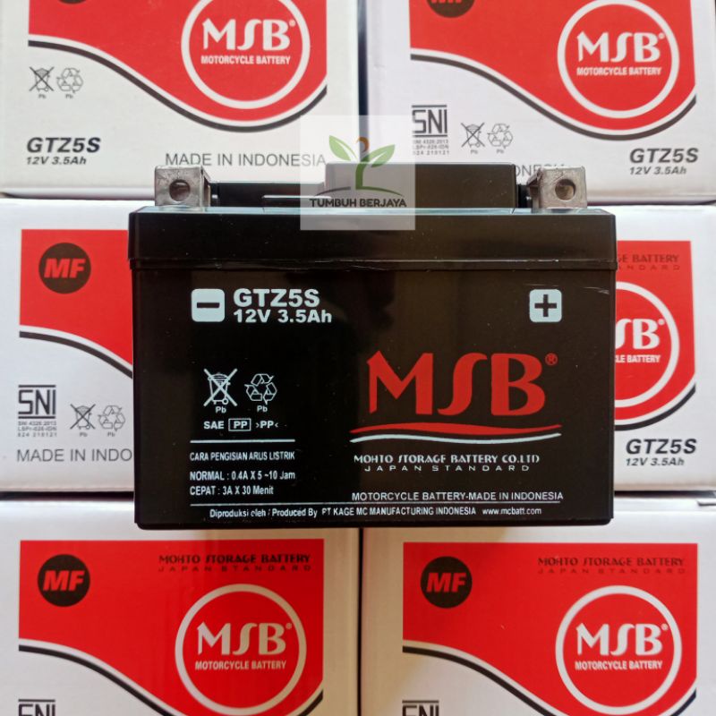 Jual Aki kering MSB GTZ-5S GTZ5S ORIGINAL untuk Honda Vario 110 ...