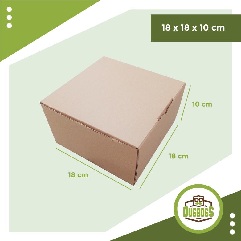 Jual kardus 18 x 18 x 10 cm --Diecut dan easy usage-- | Shopee Indonesia