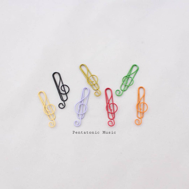 Jual Klip Kertas / Mini G Clef Paper Clip / penjepit File unik ...