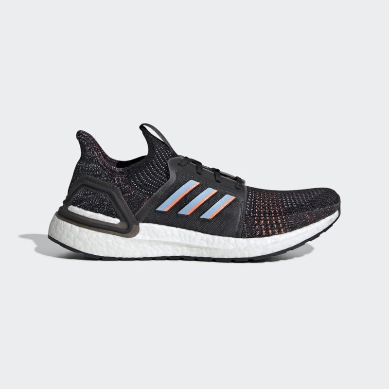 Jual Adidas Men Ultraboost 19 Core Black Glow Blue Original Shopee Indonesia