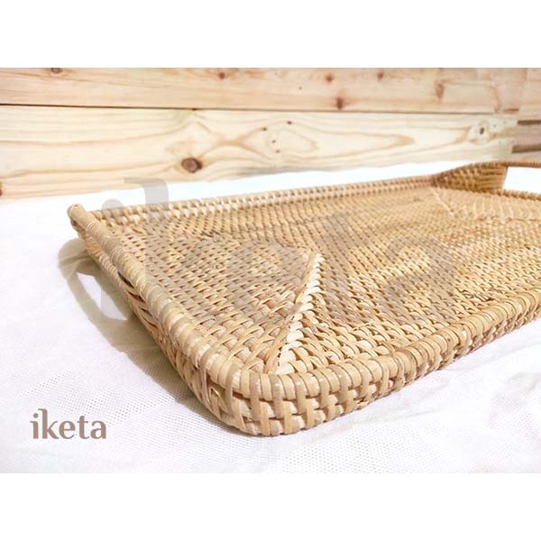 Jual Nampan Anyaman/ Tray Rotan/ Penyimpanan Rotan Persegi/ Segi Empat ...