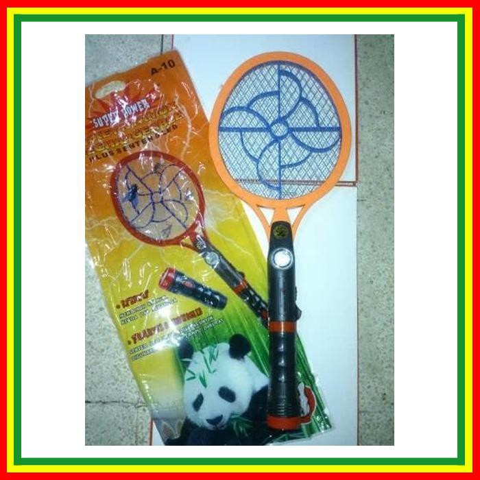Jual raket nyamuk panda a 10 rechargeable cas ada senter jumbo | Shopee ...