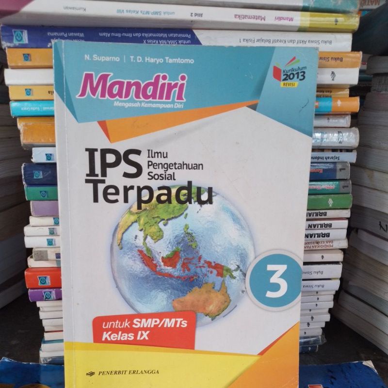 Jual Buku Mandiri IPS Terpadu Untuk SMP Kelas 9 Penerbit Erlangga ...