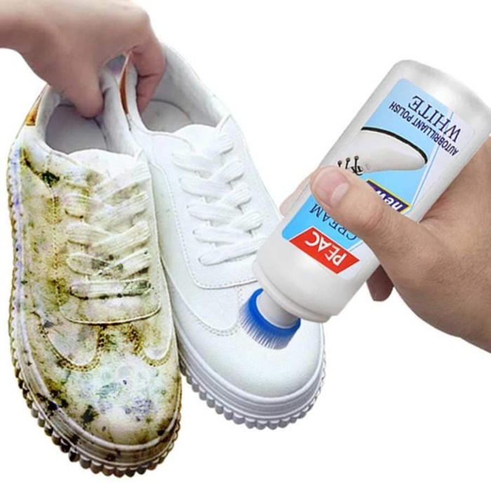 Jual Cairan Pembersih Sepatu Putih Pemutih Sepatu Tas Shoes Cleaner