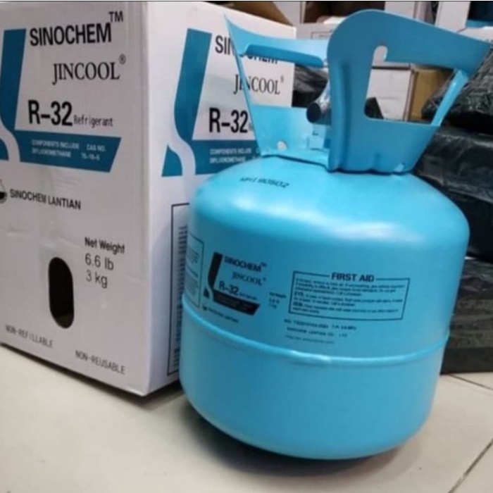 Jual Freon Ac R32 Refrigerant Hd Tabung Kecil 3 Kg Shopee Indonesia