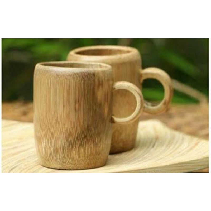 Jual Gelas Cangkir Mug Bambu Natural Herbal Shopee Indonesia 5963