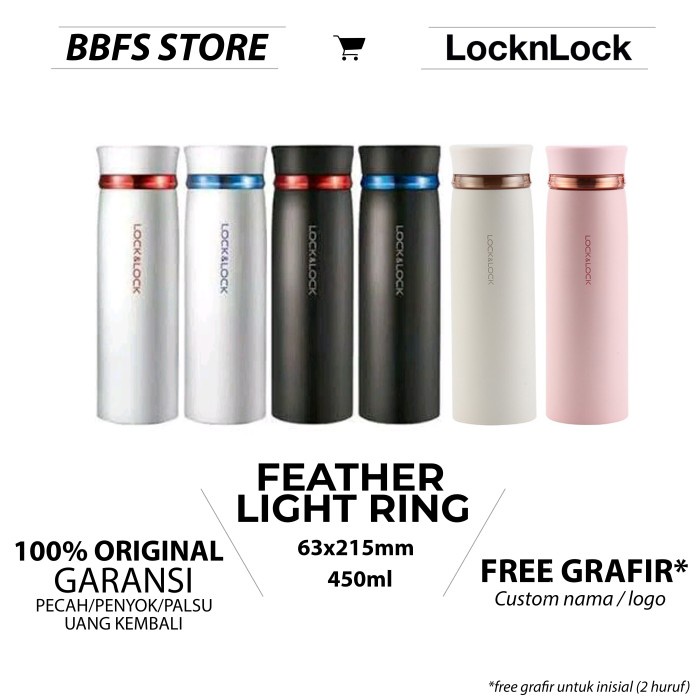 Jual Termos Air Lock N Lock Hot And Cool Tumbler Feather Light Ring Thermos 450 Ml Shopee 0650