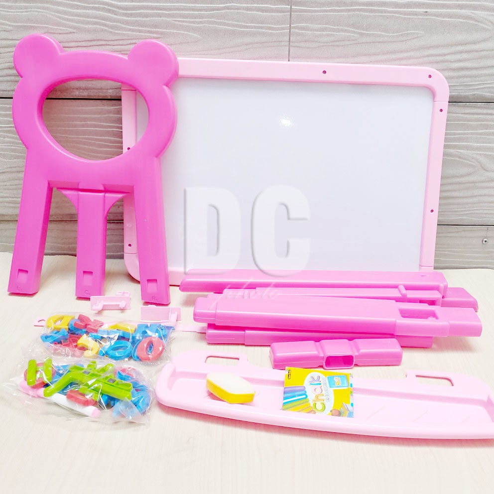 Jual Hello Kitty Learning Easel White Board Huruf Angka Papan Tulis ...
