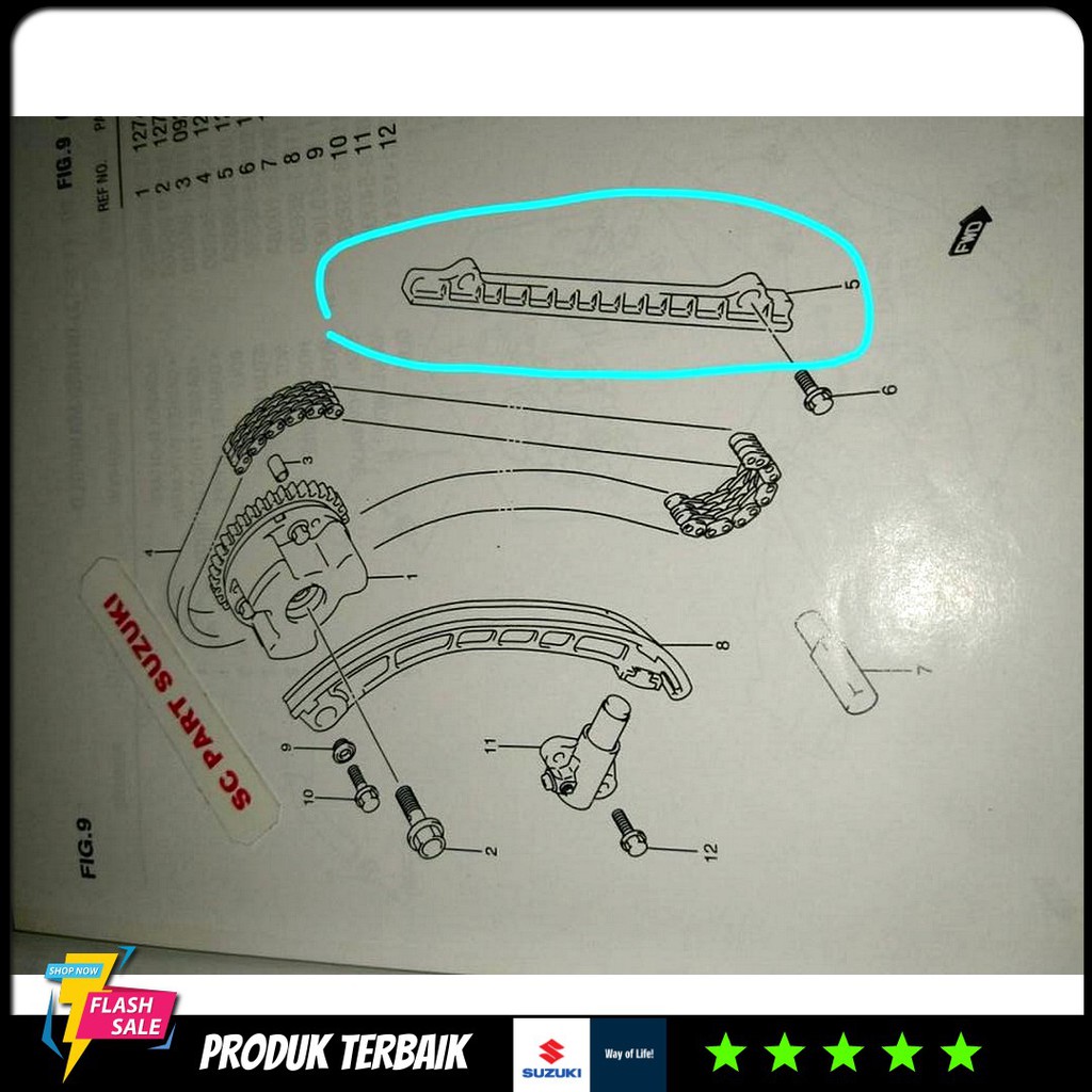 Jual Guide Timing Chain Suzuki Swift Shopee Indonesia